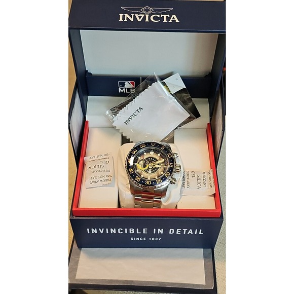 Invicta MLB Brewers Pro Diver 50mm Quartz Chrono Watch main image 4